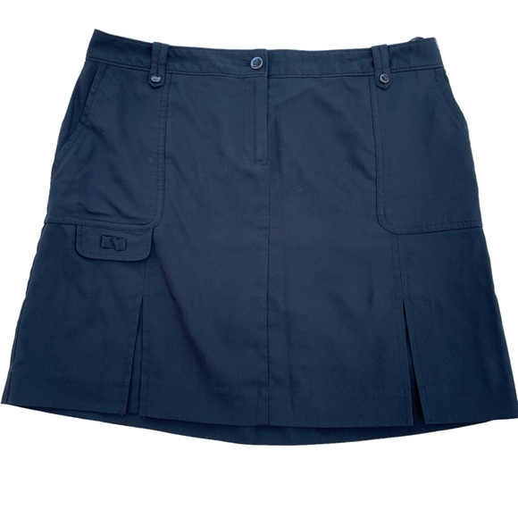 IZOD XFG Black Pleated Tennis Golf Skort Skirt Women Size 10 - Picture 1 of 9